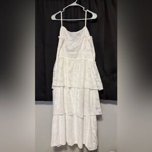 White Floral Bridal Dress